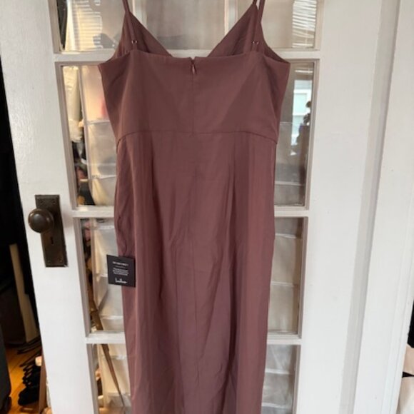 Lulus Reinette Mauve Purple Midi Dress - Size M - Picture 3 of 6